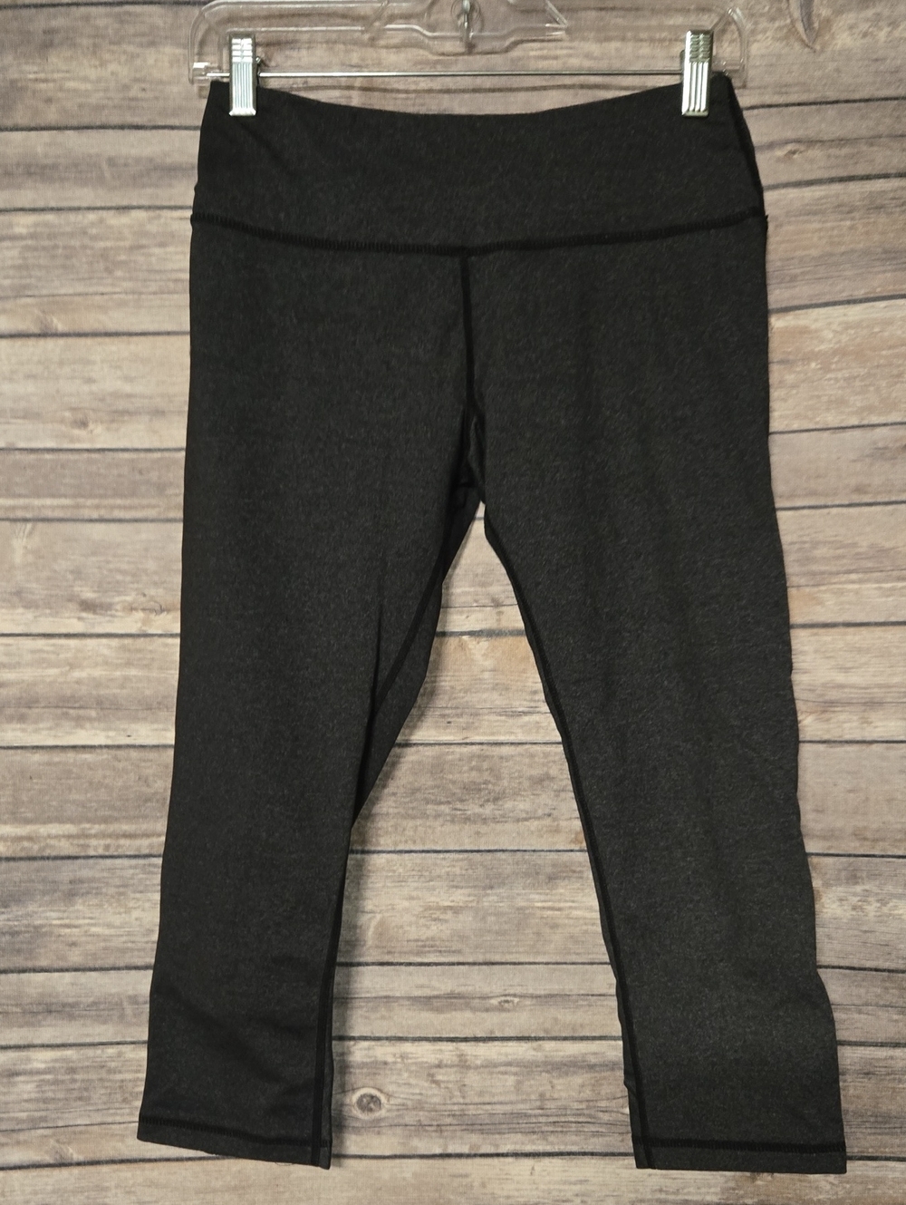 lululemon athletica Black Cropped Leggings
